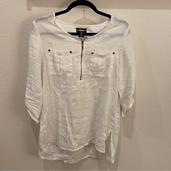 Like New linen blouse - Picture 6 of 7